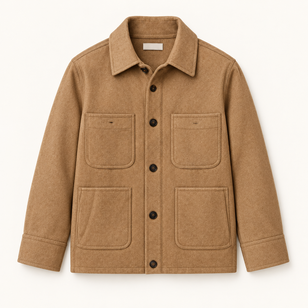Boys Camel Pleated Trouser — Camel