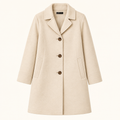 Girls Ivory Heritage Coat — Warm Ivory