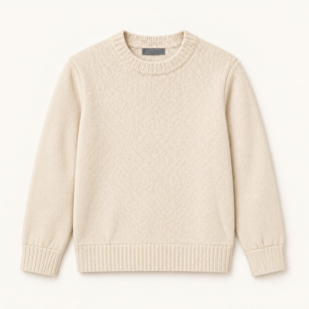Boys Ivory Oxford Shirt — Ivory