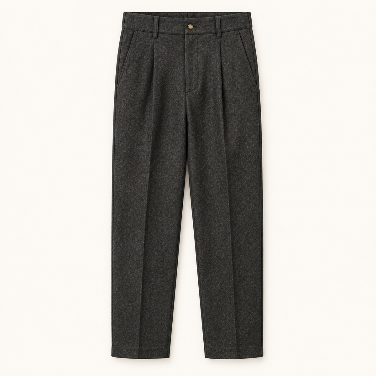 Boys Charcoal Pleated Trouser — Charcoal