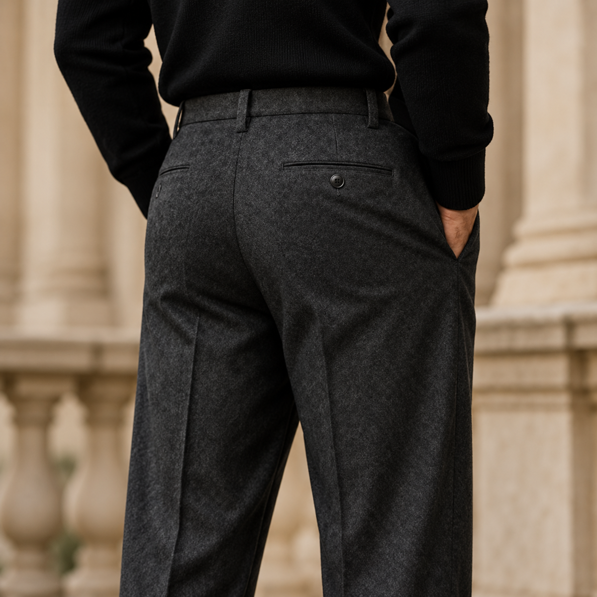 The Signature Pleated Trouser