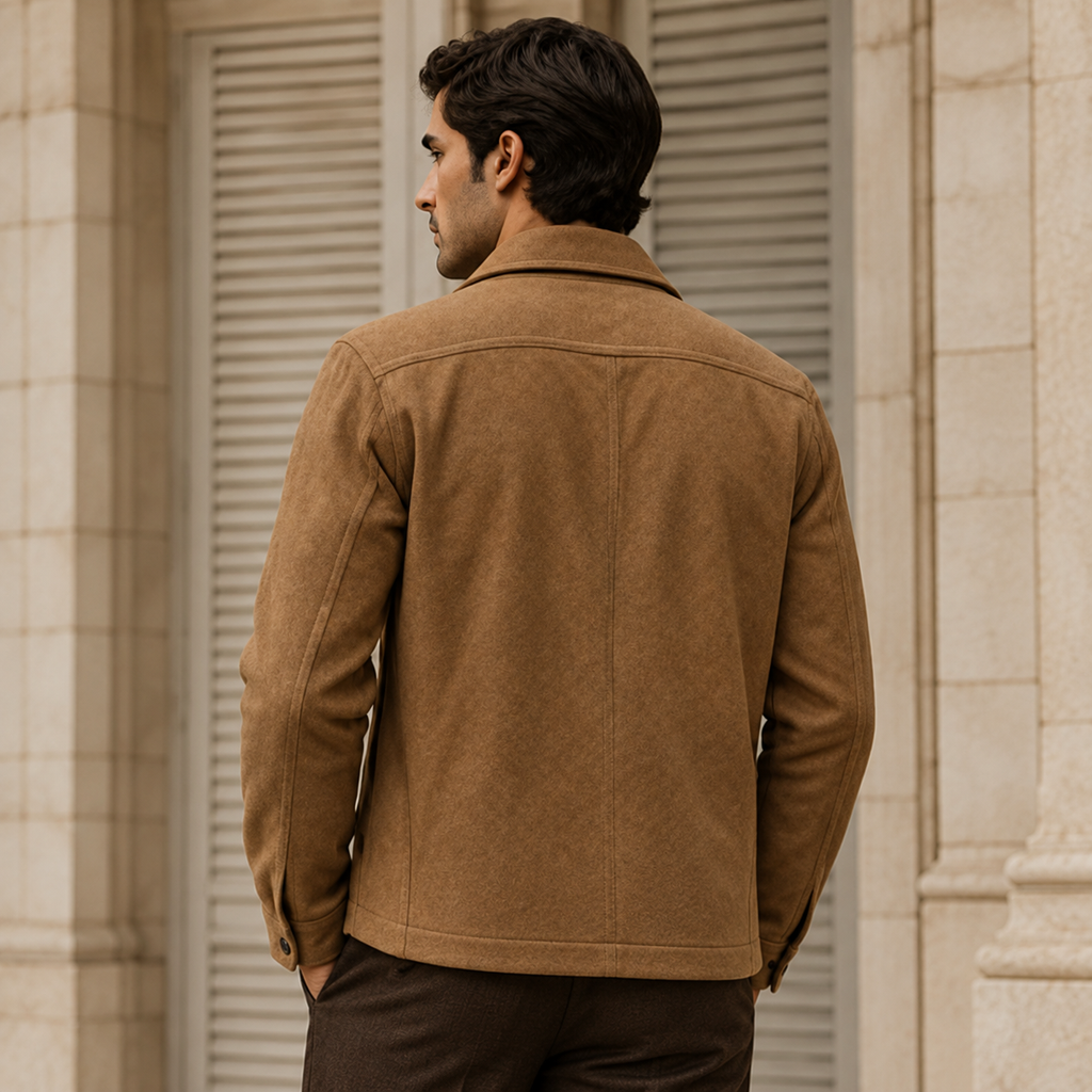 The Camel Wool Overshirt