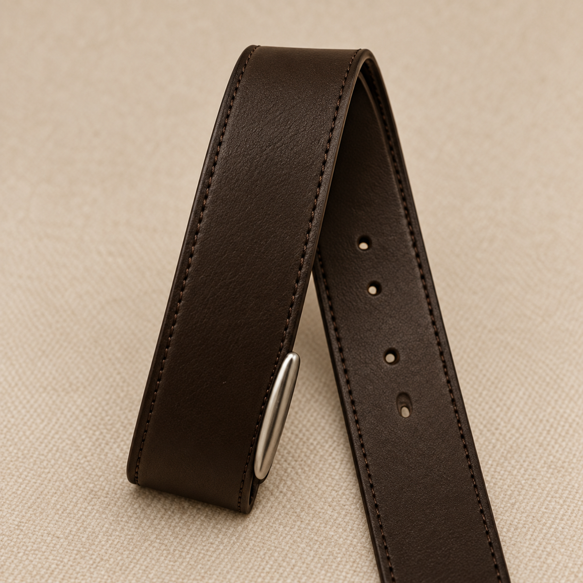 The Espresso Leather Belt
