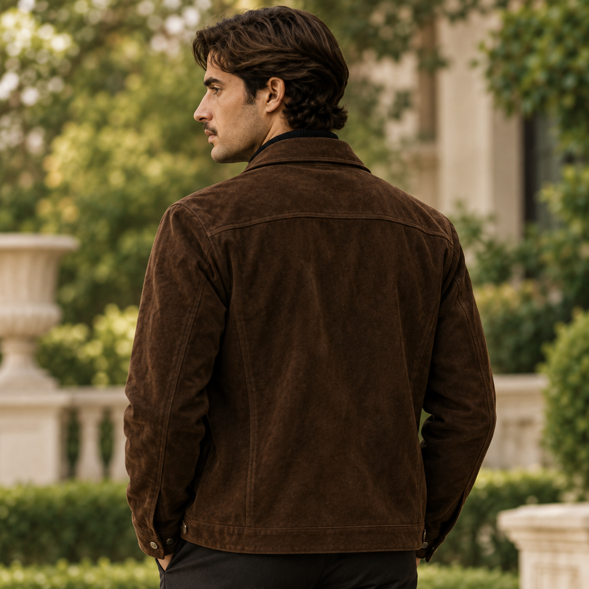 The Chocolate Suede Jacket